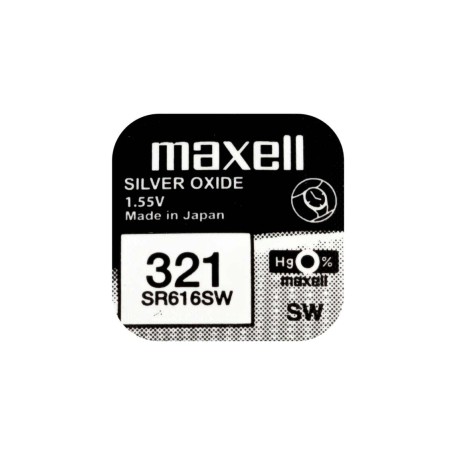 1 Pila Maxell 321 SR616SW